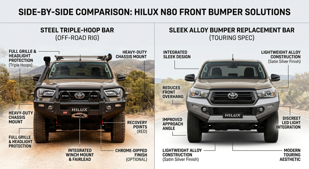 best bull bar hilux n80