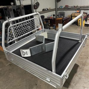 TipTop Dual Cab Aluminium Tray with Ladder Rack | 1700 x 1800mm