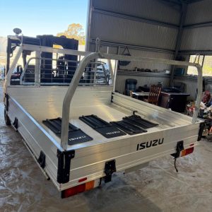 Genuine Isuzu Dual Cab Aluminium Tray with Ladder Rack | 1800 x 1800mm