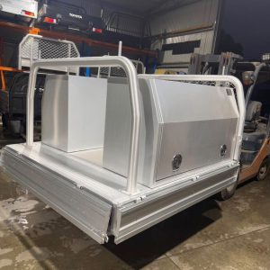 Bocar Dual Cab Tray with Ladder Rack & Toolboxes