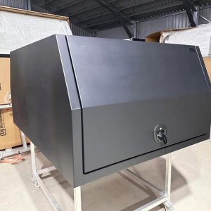 1400mm Black Aluminum Canopy