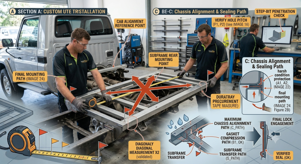 landcruiser 79 tray kit build