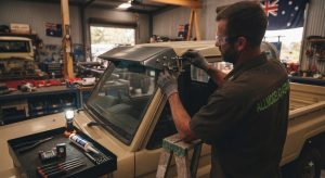 sun visor drill vs no drill mount
