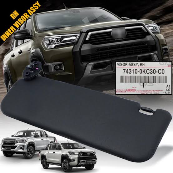 toyota hilux exterior sunvisor