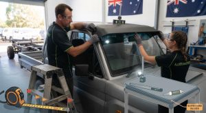 stainless steel trim sun visor