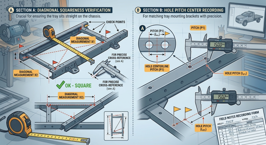 how to measure ute tray fitment